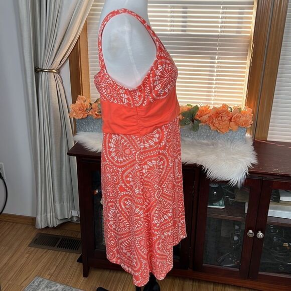 Patagonia Margot V-Neck Orange Dress XL - Picture 3 of 6